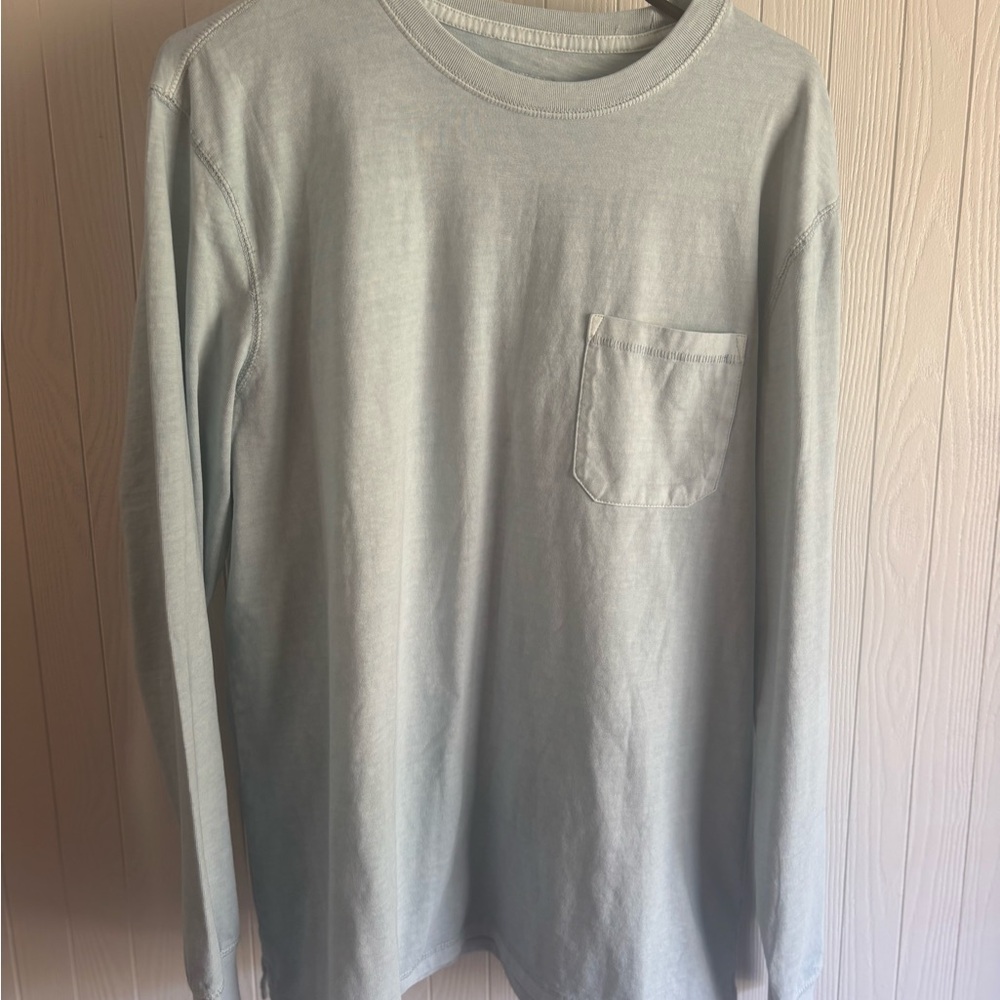 Men's Light Blue Long Sleeve Shirt Size Lg New With Tags Goodfellow